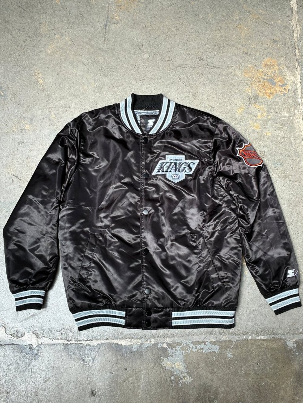 LA Kings Starter Varsity Satin Jacket (Large) (Pre-Owned)